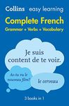 Easy Learning French Complete Grammar, Verbs and Vocabulary (3 books in 1): Trusted support for learning (Collins Easy Learning)