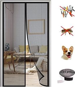 Magnet Fly Screen Door Insect Protection, Magnetic Mosquito Net,Automatic Closed Anti-Mosquito Curtain for Balcony and Patio Door-Black A|| 70x205cm(27x80inch)