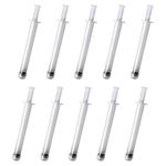 10 PCS Vaginal Applicators Disposable Suppository Applicator Individually Packing Lube Applicator Injectors for Most Gels Lubricants Creams Health Care Aid Tools