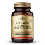 Solgar Collagen Hyaluronic Acid Complex - Reduces Fine Lines & Wrinkles - Skin Hydration - Vitamin C - 30 Tablets