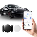 GPS Tracker for Vehicles, 1PCS Tracker Device for Vehicles Work with Find My (iOS Only), Tracking Devices for Cars Hidden with Magnetic Case, No Monthly Fee GPS Trackers, Waterproof