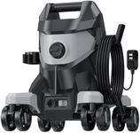 KVAOK Pressure Washer, Power Washer 5000PSI 3.0GPM with Anti-Tipping, 4 Lockable Wheels & 4 Quick Connect Nozzles + Foam Cannon, High Pressure Cleaner for Car/Driveway/Patio/Fence(Grey
