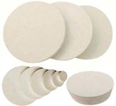 DIY Crafts 1x1, 7" inch Felt Pad Only, Wool Felt Pad For Disc Polishing Pads Backing Pad with Drill Adapter Kit Grind and Polish Glass Plastic Metal Marble Car Body Polis(1x1, 7" inch Felt Pad Only)