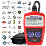 Autel MaxiScan MS309 OBD2 Scanner Check Engine Fault Code Reader, Read/Clear Codes, View Freeze Frame Data, I/M Readiness Smog Check CAN Diagnostic Scan Tool Black&Red