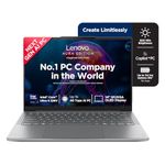 Lenovo Yoga Slim 7 Aura Edition Intel Evo Core Ultra 5 226V (16GB RAM/1TB SSD/14 (35.5cm)/WUXGA OLED/Copilot+ PC/Windows 11/Office Home 2024/1Yr ADP Free/Grey/1.19Kg), 83JX005FIN AI Laptop