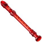 Yamaha YRS-20BR Translucent Red Soprano Recorder - Baroque Fingering