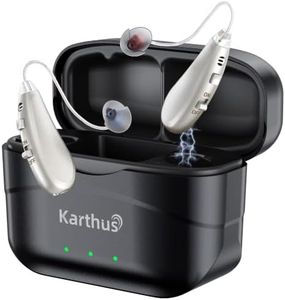 Hearing Aids for Seniors, Rechargeable OTC for Clear Conversations & TV