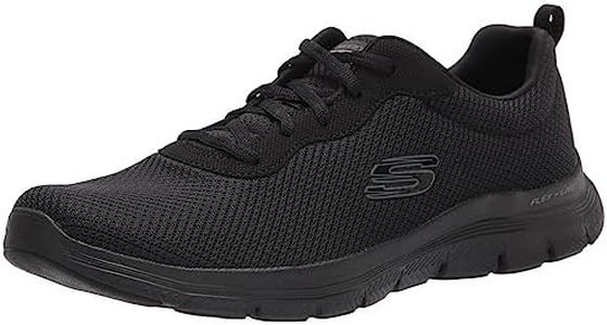 Skechers Women's Flex Appeal 4.0 Sneaker, Black, 8
