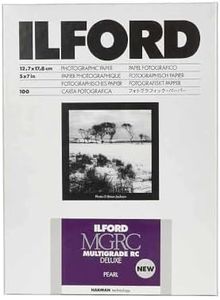 Ilford MG4 RC 44M 12.7x17.8cm Pearl Darkroom Paper 25pk - Color: White