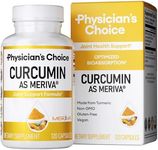 Physician's CHOICE Curcumin Meriva 500 - Clinically Studied - Better Absorption Than Ordinary Turmeric Curcumin Supplements - Scientifically Researched Joint Support - 120 Capsules