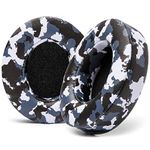 WC Wicked Cushions Replacement Ear Pads for Beats Studio 2 & 3 (B0501, B0500) Wired & Wireless | Does NOT Fit Beats Solo | Softer PU Leather, Enhanced Foam & Stronger Adhesive | Snow Camo