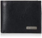 Columbia mens rfid Wallet, Black Plaque, One Size UK