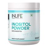 INLIFE Myo Inositol Powder Supplement, 2000mg (100 Servings, 200g)