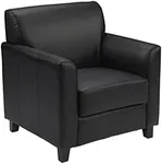 Flash Furniture HERCULES Diplomat Series Reception Set in Black LeatherSoft