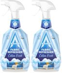 Astonish Fabric Refresher Spray for Freshening Clothes, Curtains, Carpets and Fabrics, Cotton Fresh Scent, 750ml (Pack of 2)