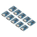 MECCANIXITY TP4056 Type-C USB 4.5-5.5V 1A 18650 Battery Charger Module Charging Board Two Protection Functions Pack of 10