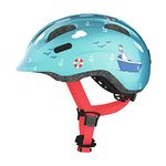 ABUS Smiley 2.0 Kids Helmet - Bike Helmet - for Girls and Boys - Turquoise, Size M