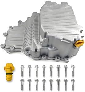 Upgrade aluminum engine oil pan,Compatible with Ford F150 2017-2019 3.5L,F150 2018 3.3L, Expedition 2018-2019 3.5L,Compatible with Lincoln Navigator 2018 3.5L - Replacement part number HL3Z-6675-A