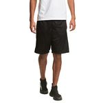 Champion Men's Mesh Basketball Short, Black Vertical Script, Medium