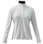 Equine Couture Ladies Cara Show Shirt M White