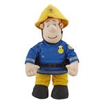 CHARACTER OPTIONS FIREMAN SAM TALKING PLUSH 12 inch soft toy with Fireman Sam phrases, theme tune and sound effects, ['Blue', 'Yellow']