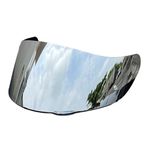 BSTOP K1 Face Shield Uv-Protected for AGV K1, K1S, K3SV, K5, K5S Helmet Shield Visor Windshield (Silver-Day use only)