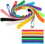 ruggito 24 Pcs Silicone Rubber Bands Planner Large Elastic Bands Rubber Wrapping Bands for Office Supply,File Folders,Books,Art,School,Home