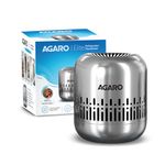 AGARO Elite Refrigerator Deodorizer, Nano-Catalytic & Chemical-Free Odour Eliminator, SS Body, Effective Than Baking Soda, Useful for Refrigerator, Car, Closet, Bathroom, Shoe Cabinet, Lasts up to 10Y