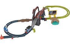 Thomas & Friends Motorized Toy Train Set Bridge Lift Thomas & Skiff With Track & Push-Along Boat For Preschool Kids Ages 3+ Years