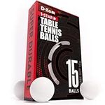 15 Pack White Ping Pong Balls 1 Sta