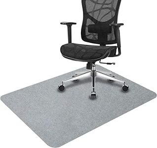 Office Chair Mat for Hardwood Protector， Mat Low Pile for Hardwood Floors, Tile Non-Slip Office Chair Mat, Computer Chair Mat, Large Floor Protector, Easy Clean 90*120cm Office Gaming Floor Mat (LG)