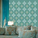 Kayra Decor Modern Stencils for Wall Painting - Pack of 1, 16 inch x 24 inch - (KHS264)