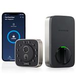 ULTRALOQ Bolt Fingerprint Smart Lock, Works with Apple HomeKit, Built-in WiFi Keyless Entry Door Lock, Voice Control with Siri, Alexa, Google, Smart Deadbolt, Door Status Detection, IP65 Waterproof