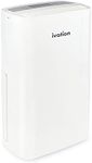 Ivation 14.7 Pint Compressor Dehumidifier – Small and Compact with Continuous Drain Hose for Smaller Spaces, Bathroom, Attic, Crawlspace and Closets - for Spaces Up to 320 Sq/Ft