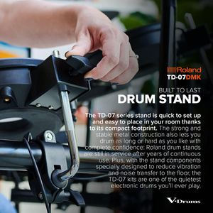 Roland TD-07DMK Electronic Drum Kit – Compact Mesh Head Set