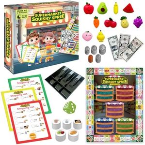 The Fidget Game Supermarket Squishy Spree, Money Games for Kids Ages 5-8