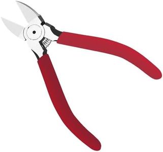 QPB Wire Cutters - Precision Side Cutters, Wire Snips, Ultra Sharp, Spring Leaded, Cutting Pliers, Wire Clippers for Crafts, Jewelry Making & Artificial Flowers
