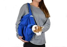 Cat-in-the-bag Large Cobalt Blue Cozy Comfort Carrier- Cat Carrier and Grooming Bag for Vet Visits, Medication Administration, Dental Care, and Car Travel