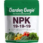 Garden Genie Npk 19 19 19 Fertilizer For Plants I 100% Water Soluble I Complete Plant Food For Gardening, Growth Boost And Flowering, 800 Gm, Powder