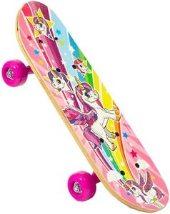 Ozbozz SV14480 Unicorn Skateboard 17X5 INCH, Assorted Designs and Colours