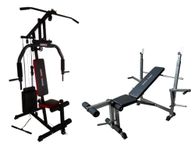 Zorex HGZ-1002 Home Gym square Machine All in one equipments for Men (HGZ-1002-With 102 Multipurpose Bench)