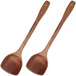 Wooden Wok Spatula, Long Handle 39c