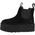 UGG Womens Classic Mini Side Logo II, Black, 9