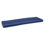 Alfresia 3-Seater Garden Bench Cushion – Replacement Outdoor Bench Seat, Luxury Style, 8cm Thick Luxury Foam Filling, Polyester Case, Choice of Colours, Quality Guaranteed (Navy Blue)