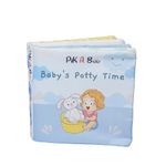 PiK A BOO Potty Training Cloth Book for Toddlers 1–3 Years | Toilet Training Learning Book | Soft Sensory Quiet Book | Baby Habit & Routine Learning Activity Toy