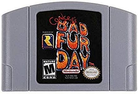 Bad Fur Day For Nintendo 64 N64 Game Card Cartridge Console US Version - Bad Fur Day