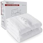 Warmrest Electric Blanket King Size Heated Electric Underblanket with Detachable Controller 3 Heat Settings, Premium Soft Fabric, Overheat Protection & Fast Heat Up, 137x165cm