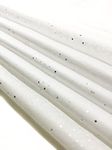 ECO SARRAS Luxury Gemstone White & Silver MULTI-PURPOSE WRAPPING PAPER | 20x20 Inches | Ideal for GIFT WRAPPING, HAMPERS, ART N CRAFT, CRAFTS & DIY PROJECTS, FLOWER MAKING, CLOTHES ETS (100 SHEETS)