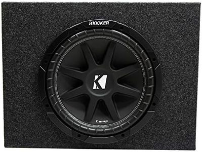 KICKER Comp 12" Loaded Truck Subwoofer Box Enclosure (10C12-4)