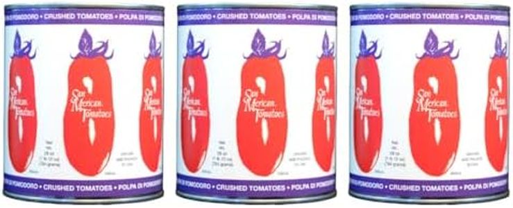 SMT San Merican Tomato, Crushed Tomatoes, 28 oz (Pack of 3)